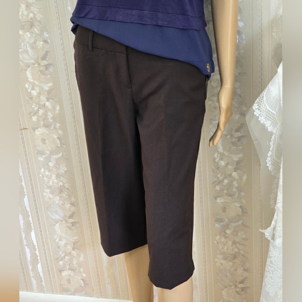 Brown Cropped Pants
